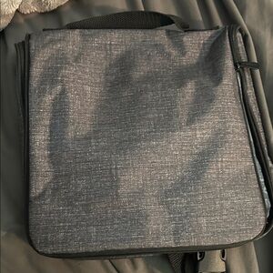 Compact Travel Organizer Bag - Gray charcoal crosshatch my31 mythirty-one